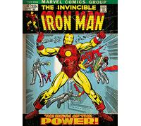 Pyramid International Iron Man Birth of Power Canvas Print, Multi-Colour, 30 x 40 cm