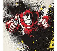 Pyramid International Iron Man Canvas Print, Multi-Colour, 60 x 60 x 1.3 cm