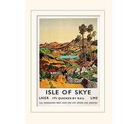 Pyramid International Isle of Skye 2" Mounted Print Memorabilia, Multi-Colour, 30 x 40 x 1.3 cm