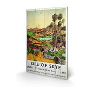 Pyramid International Isle of Skye 2 Wood Print, Multi-Colour, 40 x 59 cm