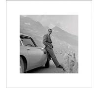 Pyramid International "James Bond Aston Martin Paper Art Print, Multi-Colour, 40 x 40 x 1.3 cm