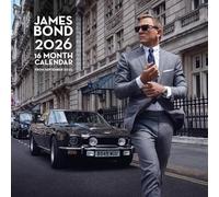 Pyramid International JAMES BOND (Cars) 2026 Square Wall Calendar - Official 16-Month 007 Calendar Featuring Iconic Vehicles - Gift for Movie Buffs, Car Enthusiasts & Bond Fans