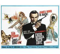 Pyramid International James Bond From Russia with Love Painting, Large Canvas