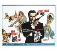 Pyramid International James Bond Goldfinger Excitement, Small Canvas