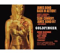 Pyramid International James Bond Goldfinger Projection, Large Canvas