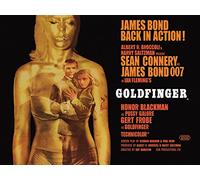 Pyramid International James Bond Goldfinger Projection Small Canvas