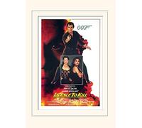 Pyramid International James Bond (License to Kill One-Sheet) -Mounted Print Memorabilia 30 x 40cm, Paper, Multicoloured, 30 x 40 x 1.3 cm