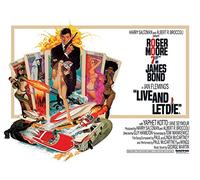 Pyramid International "James Bond Live and Let Die Canvas Print, Cotton, Multi-Colour, 1.80 x 30.00 x 40.00 cm