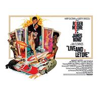 Pyramid International James Bond Live and let Die Canvas Print, Multi-Colour, 85 x 120 cm