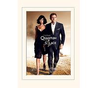 Pyramid International James Bond Quantum of Solace One-Sheet Mounted Print Memorabilia, Multi-Colour, 30 x 40 x 1.3 cm
