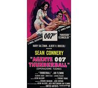 Pyramid International James Bond (Thunderball-Italian) -Canvas Print 50 X 100cm, Wood, Multi-Colour, 50 x 100 x 1.3 cm