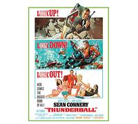 Pyramid International James Bond Thunderball Look Out, Extra Large Canvas