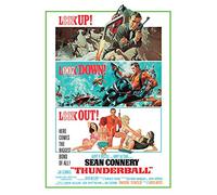 Pyramid International James Bond Thunderball Look Out, Large Canvas