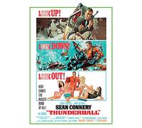 Pyramid International James Bond Thunderball Look Out, Medium Canvas