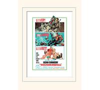 Pyramid International James Bond (Thunderball-Look Out) -Mounted Print Memorabilia 30 x 40cm, Paper, Multicoloured, 30 x 40 x 1.3 cm