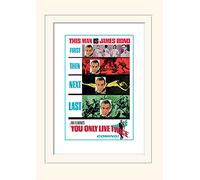 Pyramid International James Bond You Only Live Twice - Teaser Mounted Print Memorabilia, Multi-Colour, 30 x 40 x 1.3 cm