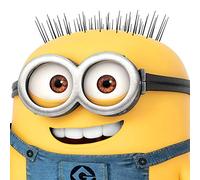 Pyramid International Jerry Close Up Despicable Me Canvas Print, Wood, Multi-Colour, 85 x 85 x 1.3 cm