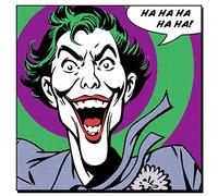 Pyramid International Joker Canvas Print, Multi-Colour, 85 x 85 x 1.3 cm