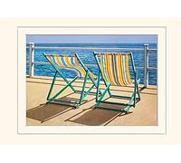 Pyramid International Jonathan Sanders Summer Breeze Mounted Print Memorabilia, Multi-Colour, 30 x 40 x 1.3 cm