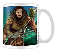 Pyramid International "Justice League Movie (Aquaman Action) Official Boxed Ceramic Coffee/Tea Mug, Multi-Colour, 11 oz/315 ml