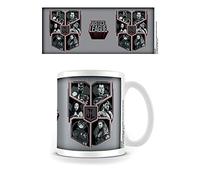 Pyramid International Justice League Movie (Character Shield) Official Boxed Ceramic Coffee/Tea Mug, Paper, Multi-Colour, 11 x 11 x 1.3 cm