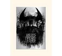 Pyramid International Justice League Movie Dark Horizon Mounted Print Memorabilia, Multi-Colour, 30 x 40 x 1.3 cm