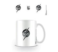 Pyramid International "Justice League Movie (Flash Logo Drip) Official Boxed Ceramic Coffee/Tea Mug, Multi-Colour, 11 oz/315 ml
