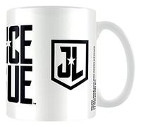 Pyramid International "Justice League Movie (Logo Stencil) Official Boxed Ceramic Coffee/Tea Mug, Multi-Colour, 11 oz/315 ml