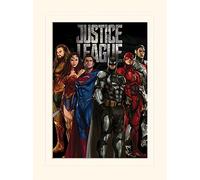 Pyramid International Justice League Movie Stand Tall Mounted Print Memorabilia, Multi-Colour, 30 x 40 x 1.3 cm