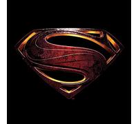 Pyramid International "Justice League Movie Superman Logo Canvas Print, Multi-Colour, 40 x 40 x 1.3 cm