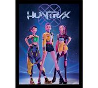 Pyramid International K-Pop Demon Hunters (Huntrix) 30cm x 40cm Framed Collector Print - Anime Inspired K-Pop Wall Art Poster for Home or Office