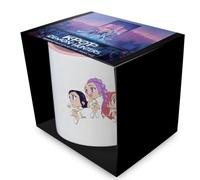 Pyramid International K-POP Demon Hunters (HUNTRIX Chibi) 11oz / 315ml Coloured Inner Mug - Premium Ceramic Coffee Cup with Vibrant Inner Accent
