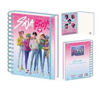 Pyramid International K-Pop Demon Hunters Saja Boys A5 Wiro Notebook, Official Licensed Spiral Bound Notebook, Premium Stationery for School, Notes & Fans