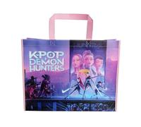 Pyramid International K-Pop Demon Hunters Shopping Bag, Multicoloured, Saja Boys, Derpy, Reusable Bag, Tote Bag Resistant, Official Product