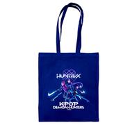 Pyramid International K-POP DEMON HUNTERS (TRIO) NAVY BLUE TOTE BAG - Reusable Eco-Friendly Tote Bag for Shopping, Work, or Everyday Use