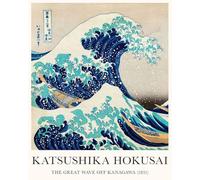 Pyramid International Katsushika Hokusai (Great Wave) Portrait Mini Poster