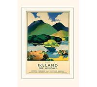Pyramid International Killarney Mounted Print Memorabilia, Multi-Colour, 30 x 40 x 1.3 cm