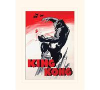 Pyramid International King Kong (Angry) -Mounted Print Memorabilia 30 x 40cm, Paper, Multicoloured, 30 x 40 x 1.3 cm