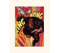 Pyramid International King Kong (Grab) -Mounted Print Memorabilia 30 x 40cm, Paper, Multicoloured, 30 x 40 x 1.3 cm
