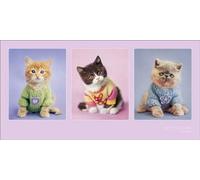 Pyramid International Kitty Couture Rachael Hale Art Print, Paper, Multi-Colour, 50 x 100 x 1.3 cm