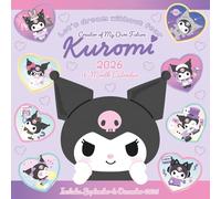 Pyramid International KUROMI (Dream Without Fear) 2026 Square Wall Calendar - Official 16-Month Sanrio Calendar with Bold Art - Kawaii Gift for Fans of Japanese Pop Culture & Anime