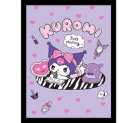 Pyramid International KUROMI (JUST CHILLING) COLLECTOR PRINT (FRAMED) One Size