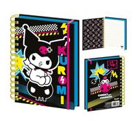 Pyramid International Kuromi (Punk Vibes) A5 Wiro Notebook - Bold, Fun Design Reflecting Kuromi’s Unique Style, Great for Fans