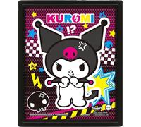 Pyramid International Kuromi (Punky) 3D Lenticular Framed Print - Unique Framed Wall Art for Kuromi Fans, Featuring a Punky 3D Design