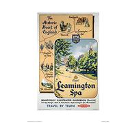 Pyramid International Leamington Spa-Mounted Print Memorabilia 30 x 40cm, Paper, Multicoloured, 30 x 40 x 1.3 cm