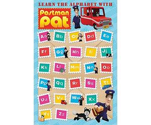 Pyramid International Learn The Alphabet Maxi Poster, Wood, Multi-Colour, 91.5x61x0.02 cm