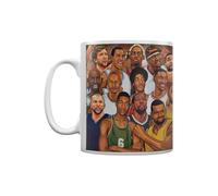 Pyramid International Legends Basketball´s Greatest Mug (One Size) (White/Multicoloured)