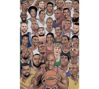 Pyramid International Legends Basketball´s Greatest Poster (91.5cm x 61cm x 0.1cm) (Multicoloured)