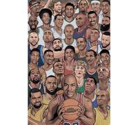 Pyramid International Legends Basketball´s Greatest Poster Pyramid International Multicolor