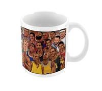 Pyramid International Legends Basketballs Greatest Mug White/multicoloured (One Size)